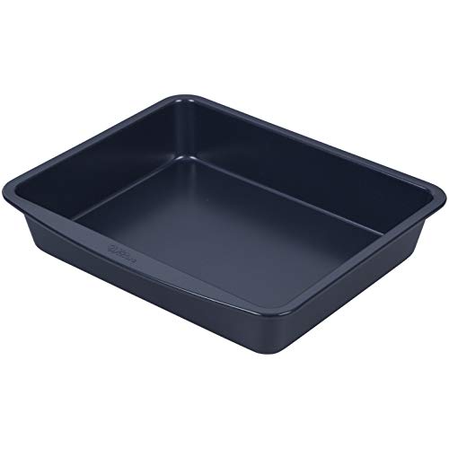 Wilton NonStick DiamondInfused Navy Blue Toaster Oven Baking Set, 4Piece Pricepulse