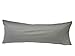 Sleep Solutions Body Pillow Case, Silver