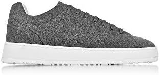 ETQ AMSTERDAM MEN'S LOW4WOOLASH GREY WOOL SNEAKERS