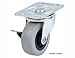 4-Pack Caster Classics Locking Non-Marking Low Profile Swivel Caster