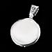 VENICEBEE Saint Mary Rose Christian Medal Cross 925 Sterling Silver Pendant Necklace