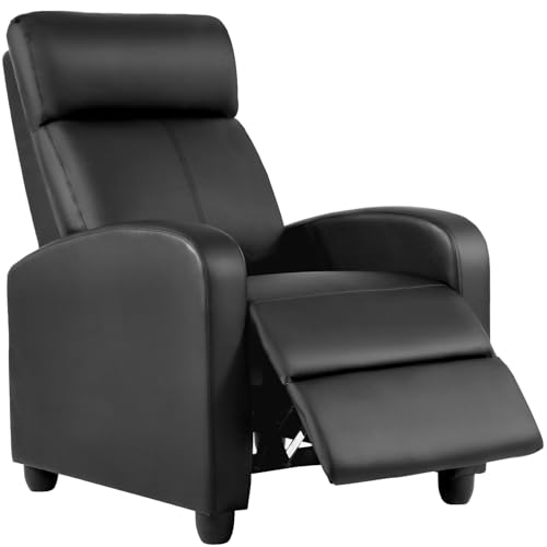 BestMassage Recliner Chair No Massage Function | Leather Black