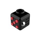 CHIRISEN Fidget Toy Relieves Stress And Anxiety for Children and Adults Anxiety Attention Toy (Black Red)