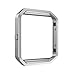 Simpeak Frame Compatible with Fitbit Blaze, Pack of 3,Stainless Steel Metal Frame Replacement for Fitbit Blaze, Black, Silver, Rose Gold