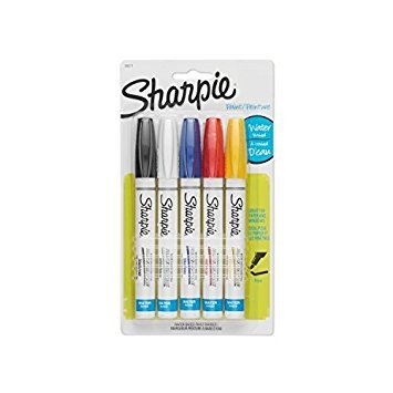 Sharpie 36671 Water-Based Poster Paint Marker, Assorted Colors, (4-Pack of 5)