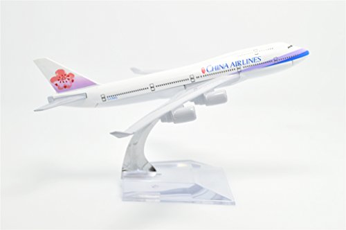 TANG DYNASTY(TM) 1:400 16cm Boeing B747-400 Taiwan China Airlines Metal Airplane Model Plane Toy Plane Model