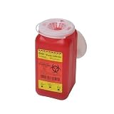 Becton-Dickinson Sharps Collector 1.4Qt Red - Model 305557