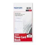 RED4K402 - Rediform Employee Time Card
