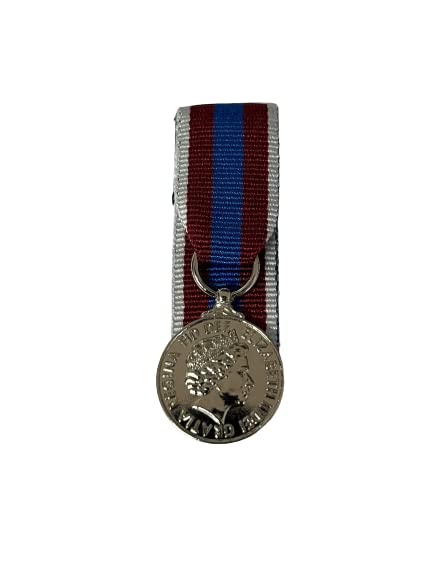 Miniature Queen`s Platinum Jubilee Medal 2022 - Court Mounted with a pin to wear
