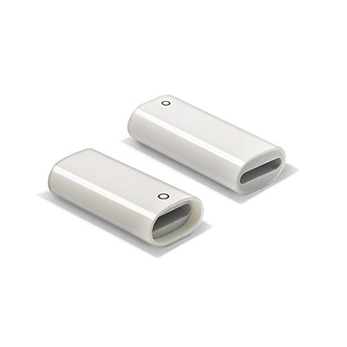 TechMatte Charging Adapter Compatible with Apple Pencil, Female to Female Charger Connector (2-Pack)