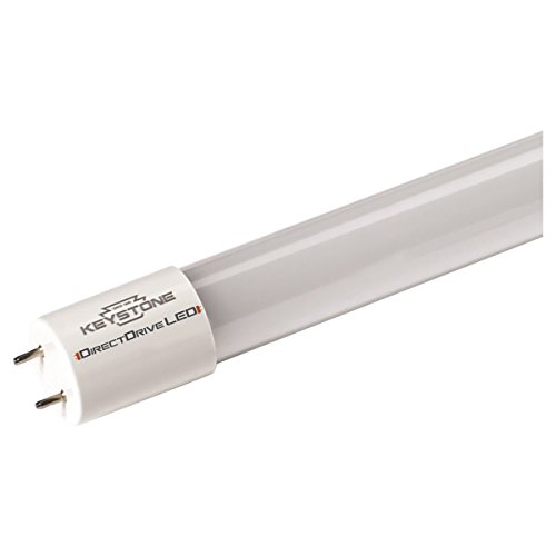 Keystone T8 LED 4ft. DirectDrive Tube 15 Watts Direct Wire 1700 Lumens