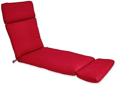 Outdoor Forsyth Chaise Lounge Cushion in Salsa