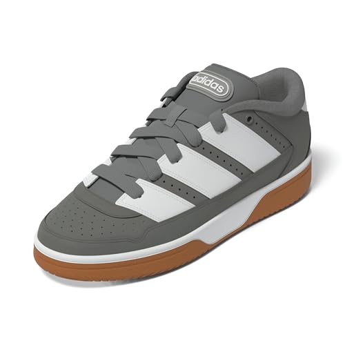 adidas Unisex-Adult Break Start 2000, Solid Grey/White/Gum, 5.5