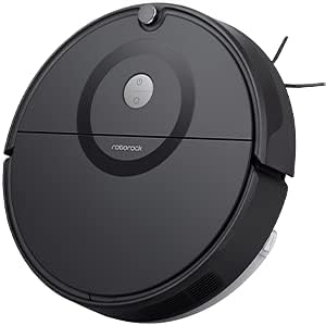 E5 Robot Aspirador y Mopa para Todos los Suelos con Control Remoto y App/Voz (2500Pa, 200min de duración, 640ml polvo/180ml tanque de agua, auto. Sistema de ruta giroscópico) Negro