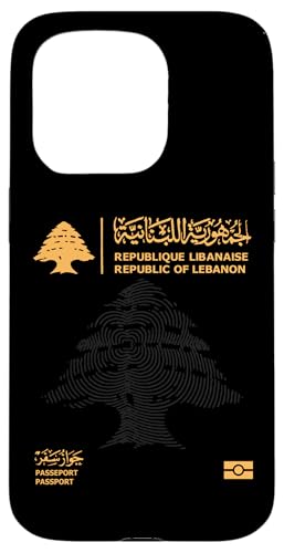 Proud Lebanese Flag Vintage Lebanon Passport Retro Souvenir Case for iPhone 15…