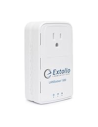 extollo Powerline lansocket 1500 HomePlug AV2 MIMO 2 Gbps Adapter Kit