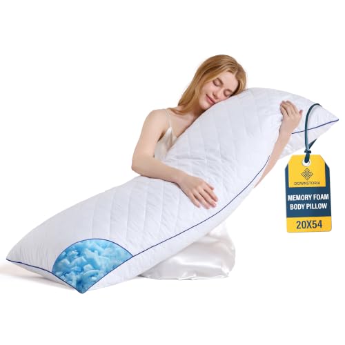 DOWNSTORIA Memory Foam Body Pillow