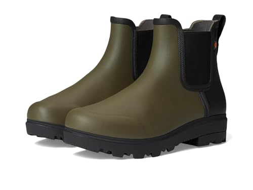 BOGS Women's Holly Chelsea, Army Green, 6 Medium