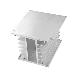 uxcell Aluminum Heat Sink SSR Dissipation for Three