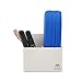 Kydely Minimalist White Magnetic Dry Erase Marker Holder and Eraser Organizer