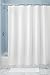 mDesign STALL Sized Light Weight Waffle Weave Polyester Shower Curtain with Reinforced Buttonholes, for Showers and Bathtubs - Elegant Woven Geometric Diamond Pattern - 54