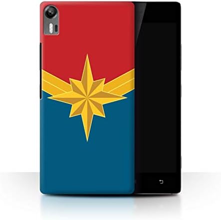 Phone Case for Lenovo Vibe Shot/Z90 Superhero Movie Quotes Art Heroine/Captain Design Transparent Clear Ultra Slim Thin Hard Back Cover