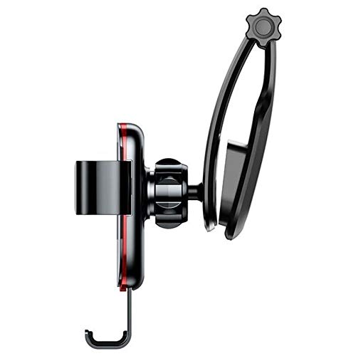 Insten Metal Age Gravity Connecting Rod Type Car Mount Phone Holder, Black for iPhone 11/11 Pro XS X 8 7 6 5 Plus Universal