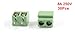 uxcell 30Pcs 2 Pole 5mm Pitch PCB Mount Screw Terminal Block 8A 250V