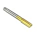 uxcell Metric Machine Thread Milling Tap M10 x 1 H2 Titanium Coated (Ti-coated) High Speed Steel 3 Straight Flutes Screw Thread Tapping Threading Machinist Repair DIY Tool