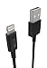 Silk Lightning to USB Cable - Apple Certified - Durable and High Speed Sync & Charger for iPhone, iPad & more - 6ft - Black