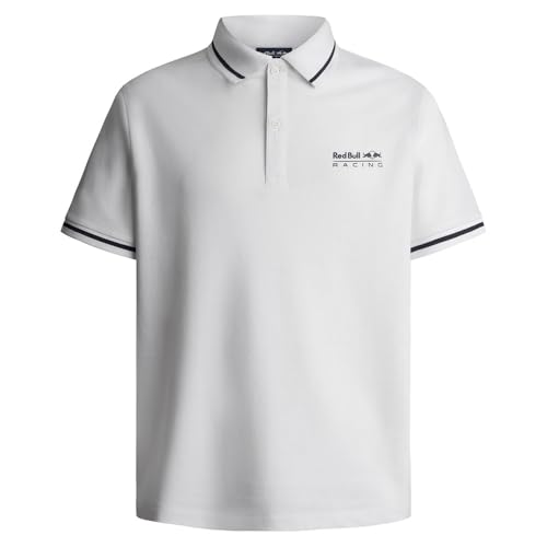 Red Bull Racing X Pepe Jeans Tipped Logo Polo, Blanc (Blanc), M Homme