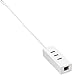 Amazon Basics USB 3.1 Type-C to 3 Port USB Hub with Ethernet Adapter - White