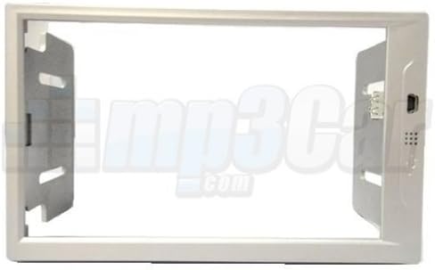 New Silver Double Din ABS Frame For Lilliput 669GL