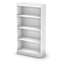 South Shore Axess Collection 4-Shelf Bookcase, Pure White