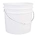 Hudson Exchange Premium 3.5 Gallon Bucket with Gamma Seal Lid, HDPE, White