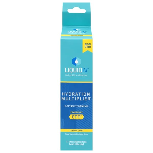 LIQUID I.V., DRINK MIX LEMON LIME ELECTROLYTE, 1.69 OUNCE