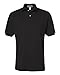 Jerzees Men's 5.6 oz., 50/50 Jersey Polo with SpotShieldTM M BLACK