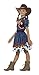 Smiffy's Texan Cowgirl Girls Fancy Dress Costume Size Blue Large