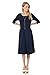 Pastel by Vivienne Women's A-Line Trapeze Midi Dress - Made in USA (25+ Colors)