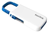 SanDisk 64GB Cruzer U USB Flash Drive (White/Blue) SDCZ59-064G Hassle-Free Packaging
