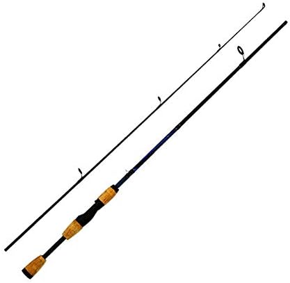 Kenthia 1 Piece Carbon Fiber 1.8m 2 Section Spinning/Casting Fishing Rod Wooden Handle Fishing Pole