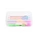 ADVANTUS Polypropylene Pencil Box with Lid, 8.5 x 5.5 x 2.5 Inches, Clear (34104)