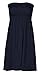 GirlsWalk Women's Plus Size Plain Boob Tube Bandeau Sheering Top Navy