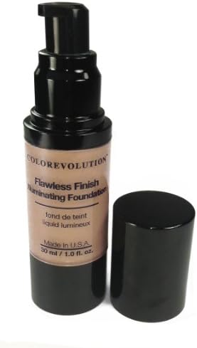 Colorevolution 100% Natural Mineral Liquid Foundation, T2 - Tan, 1.0 Fluid Ounce