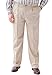 Lee Men's Big-Tall Comfort Waist Custom Fit Pleated Pant, Mid-Khaki, 48W x 32L