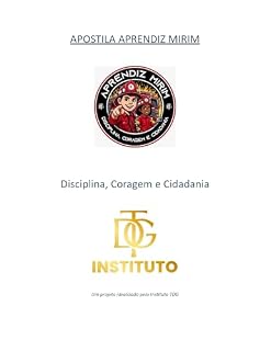 Livro Apostila Aprendiz Mirim