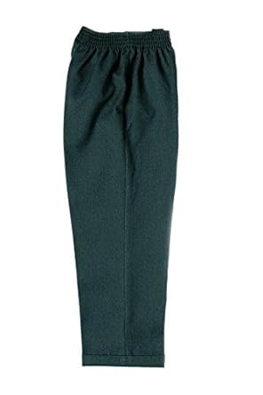 Boys School Half Elasticated Waist Trousers - Charcoal | School ...