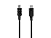 Monoprice USB Type C to USB-A 2.0 Cable - 1.5 Feet - Black, 480Mbps, 2.4A, Braided - Palette Series