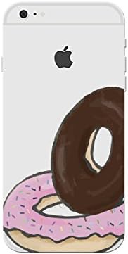 Donut Image Picture Icon Fun Food Phone Case Clear For Apple iPhone SE Case
