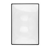 DBS 3Pcs 180X120mm Page Magnifying Lens Bookmark Magnifiers Reading Magnifier Page Magnifier Book Page Magnification